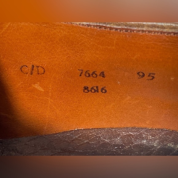 Hartt Gold Bond Mens Size 9.5 Brown Leather Derby Dress Shoes Leather Soles - Picture 9 of 13